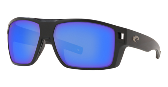 Costa Del Mar 6S9034 DIEGO - 11 Matte Black, Acetate, Rectangle frame