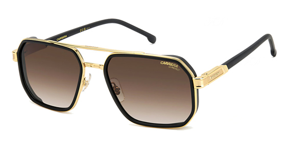 Carrera 1069/S - I4686 Mt Bk Gd, Stainless Steel, Geometric frame