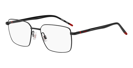 HUGO HG 1379 - Matte Black, Metal, Rectangle frame