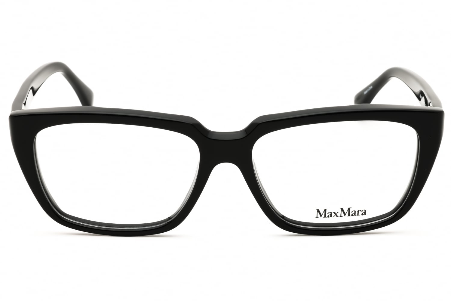 Max Mara MM5112 - Shiny Black, Acetate, Rectangle frame