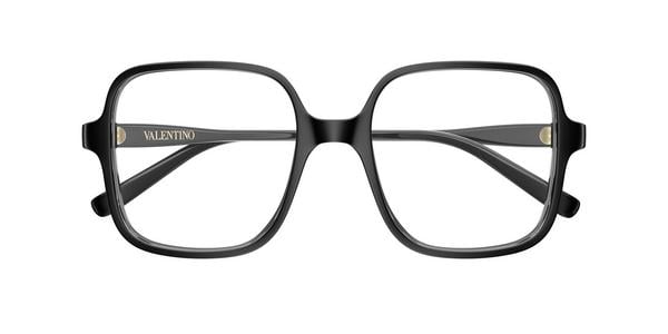 Valentino VG0021O - Black, Acetate, Round frame