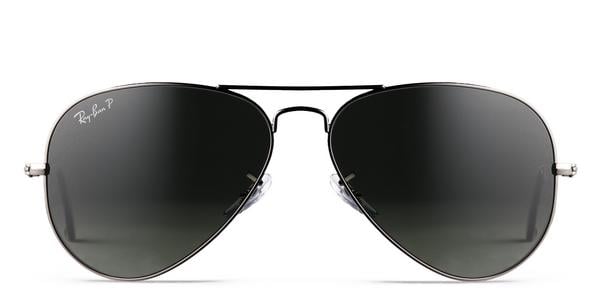 Ray-Ban RB3025 AVIATOR LARGE METAL - Gunmetal, Metal, Aviator frame