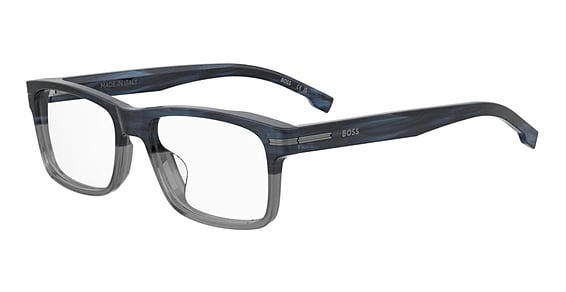 Hugo Boss Boss 1856/G/U - 3hho7 Str Bl Gry, Acetate, Rectangle frame