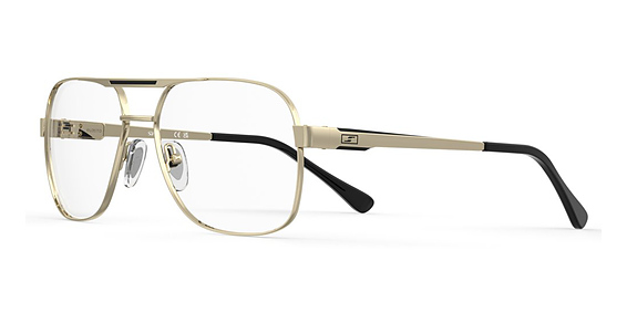 Elasta E 3222 - Gold Black, Stainless Steel, Aviator frame