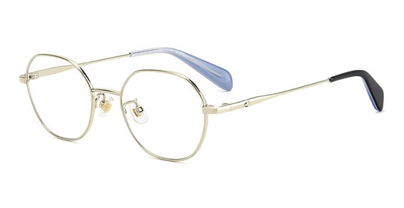 Kate Spade KS Alaysha 2/FJ - Gold Black, Other, Geometric frame