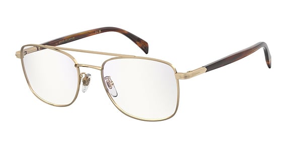 David Beckham DB 1216/G - 0nr2y Gldbrwhvn, Metal, Aviator frame