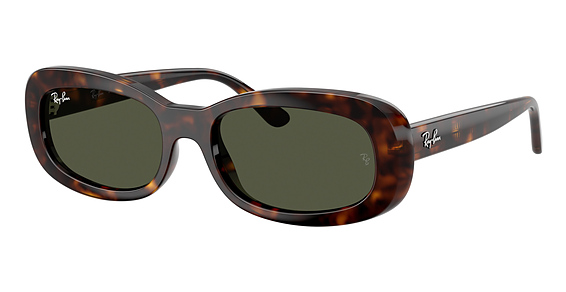 Ray-Ban RB2221F - Havana, Plastic, Oval frame