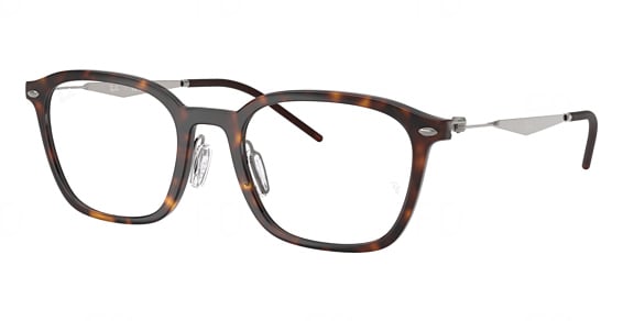 Ray-Ban RX7555 - Havana, Acetate, Mixed Shapes frame