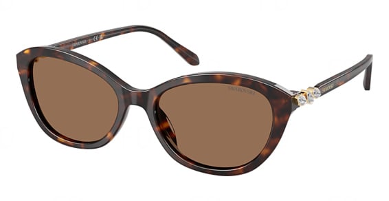 Swarovski SK6066U - Havana, Plastic, Mixed Shapes frame