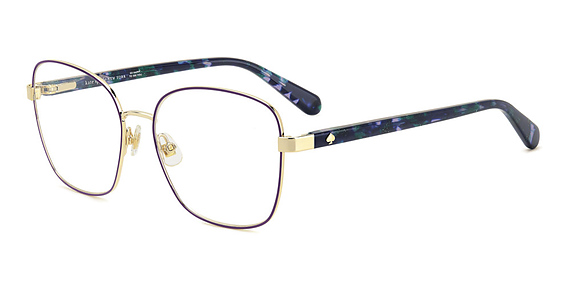 Kate Spade KS Kora/G - Gold Viol, Stainless Steel, Rectangle frame