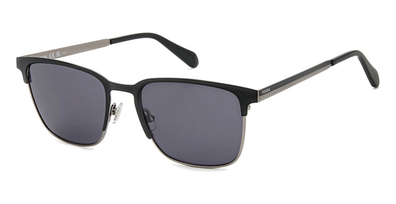 Fossil FOS 2142/G/S - 003ir Mtt Black, Stainless Steel, Rectangle frame