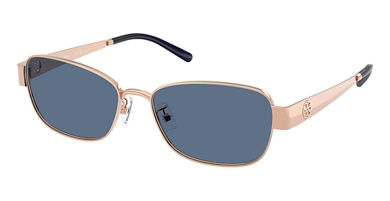 Tory Burch TY6119 - Light Rose Gold, Metal, Oval frame