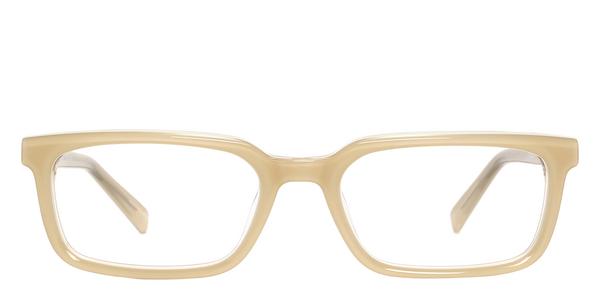 KITS Adler Primo - Oatmeal / White / Clear, Acetate, Rectangle frame