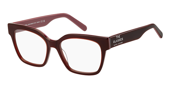 Marc Jacobs Marc 801 - Burgun Red, Acetate, Rectangle frame