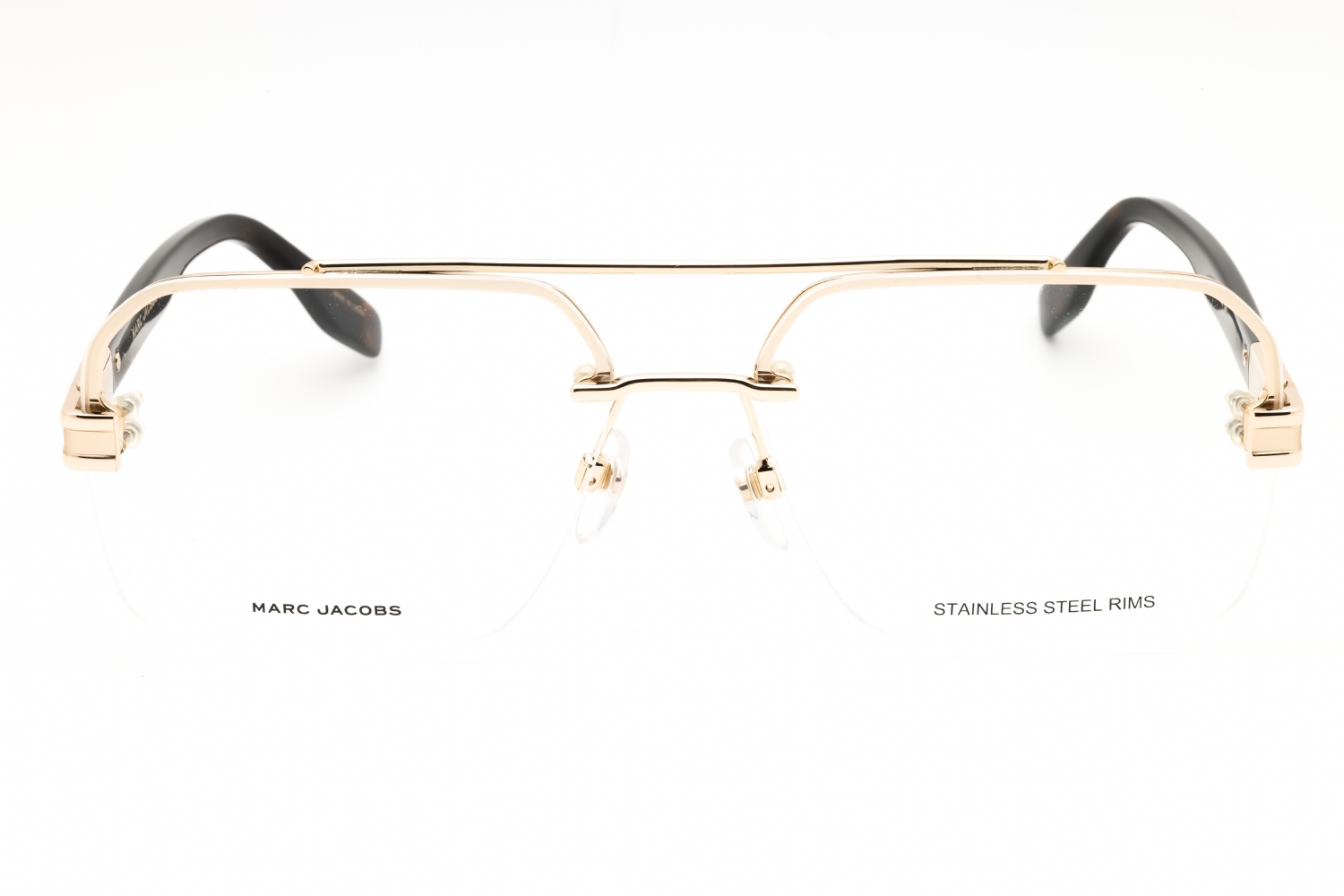 Marc Jacobs MARC 714 - Gold Havana, Metal, Rectangle frame