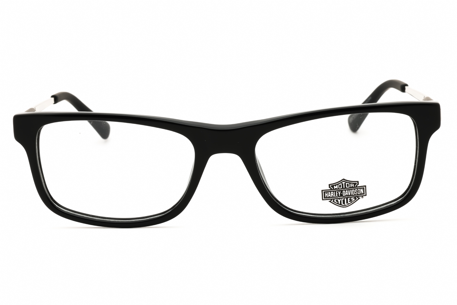 Harley Davidson HD0143T - Shiny Black, Acetate, Rectangle frame