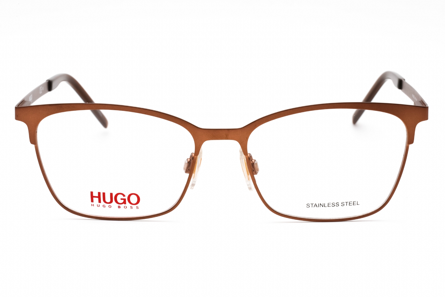 HUGO HG 1083 - Matte Brown, Metal, Rectangle frame