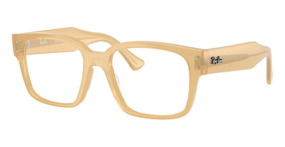 Ray-Ban RX7256 #N/D - Transparent Beige, Mixed Materials, Rectangle frame