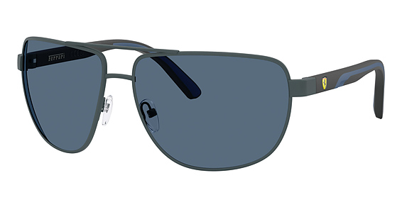 FERRARI FZ5007 - Matte Dark Grey, Metal, Aviator frame