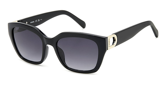 Fossil FOS 2139/G/S/US - 8079o Black, Acetate, Cat Eye frame