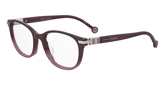 Carolina Herrera HER 0401/G - Grn Pnk Hv, Acetate, Oval frame