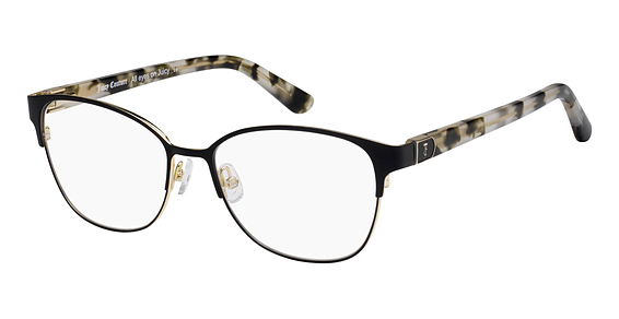 Juicy Couture JU 181 - Matte Black, Stainless Steel, Rectangle frame