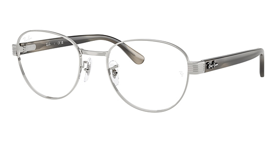 Ray-Ban RX6543 - Silver, Metal, Round frame