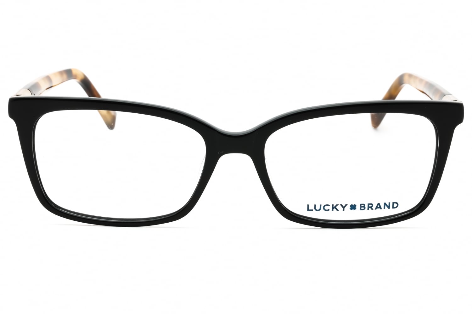 Lucky Brand D224 - Black, Acetate, Rectangle frame