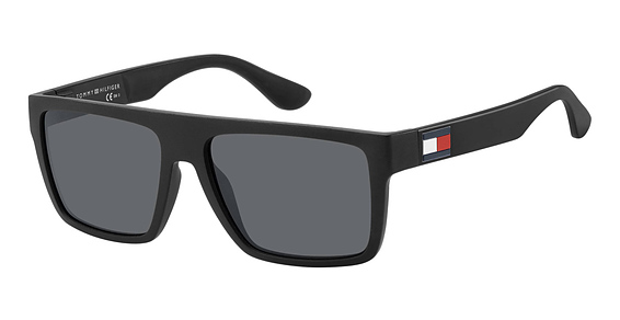 Tommy Hilfiger TH 1605/S - 003ir Mtt Black, Plastic, Flat-Top frame