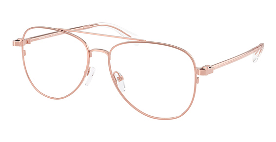 Michael Kors MK3089 SÃO PAULO - Rose Gold Shiny, Metal, Aviator frame