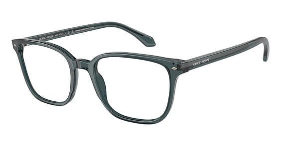 Giorgio Armani AR7265 - Transparent Grey, Plastic, Oval frame