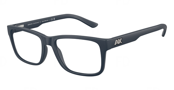 Armani Exchange AX3016 - Matte Navy Blue, Acetate, Rectangle frame