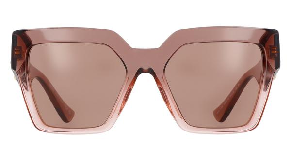 Versace VE4458 - Brown Transparent, Acetate, Cat Eye frame