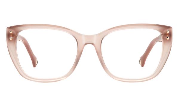 Carolina Herrera HER 0191 - Peach Havana, Acetate, Cat Eye frame
