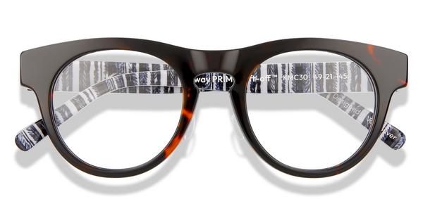 KITS Elway Primo Lift-off™ - Havana/Stripe, Acetate, Round frame