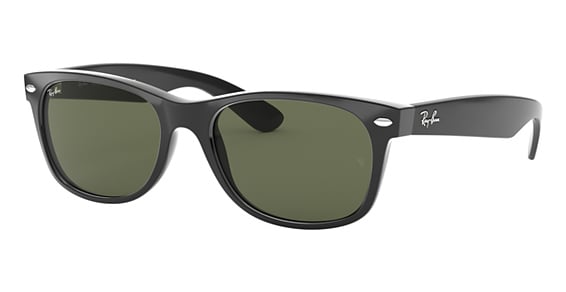Ray-Ban RB2132F NEW WAYFARER - Black, Acetate, Oval frame