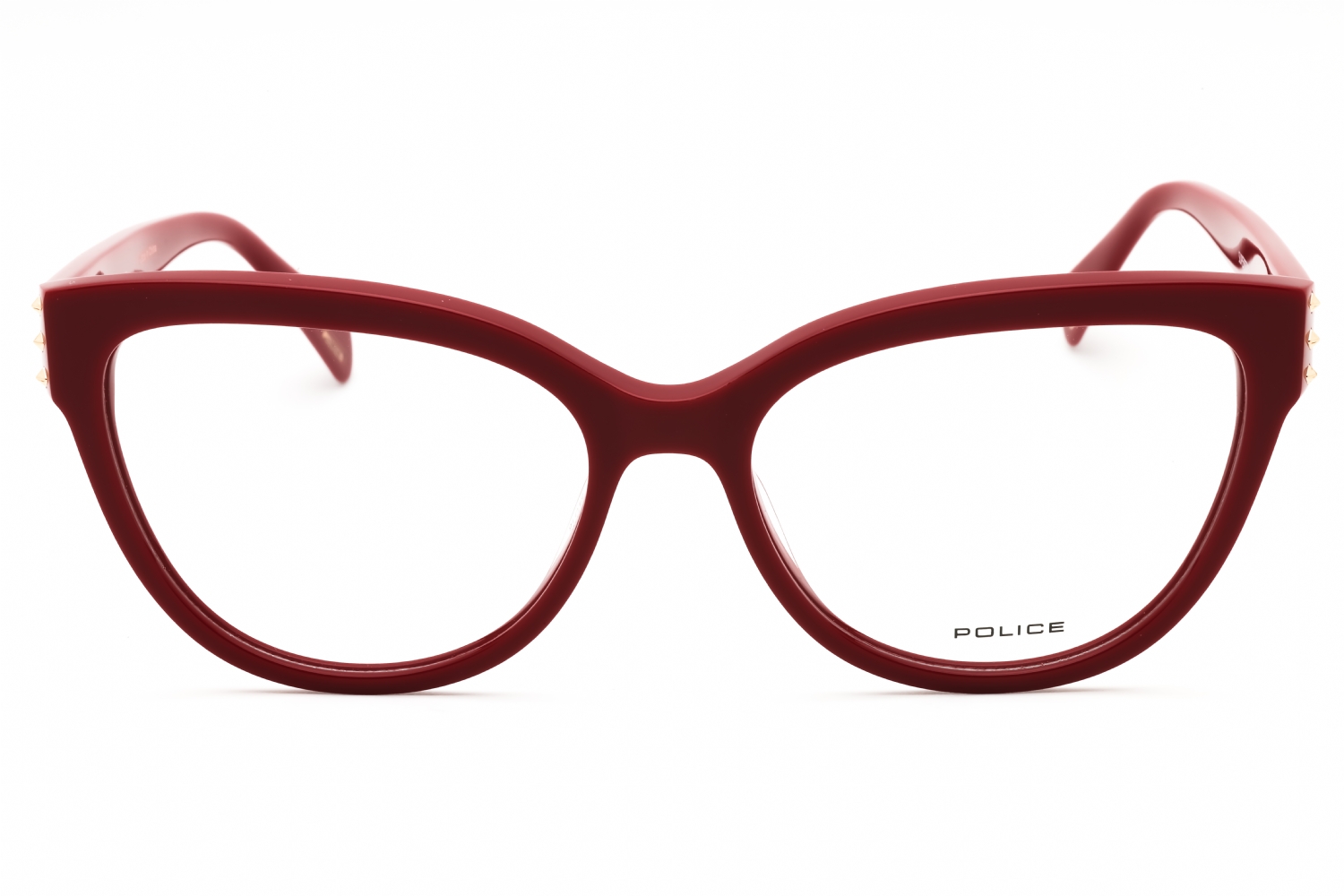 Police VPLM05 - Shiny Cherry RED, Acetate, Cat Eye frame