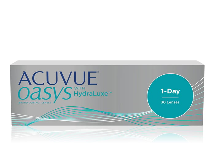 Acuvue Oasys 1-Day 30 Pack with HydraLuxe